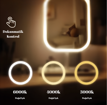 Led Işıklı Makyaj Aynası