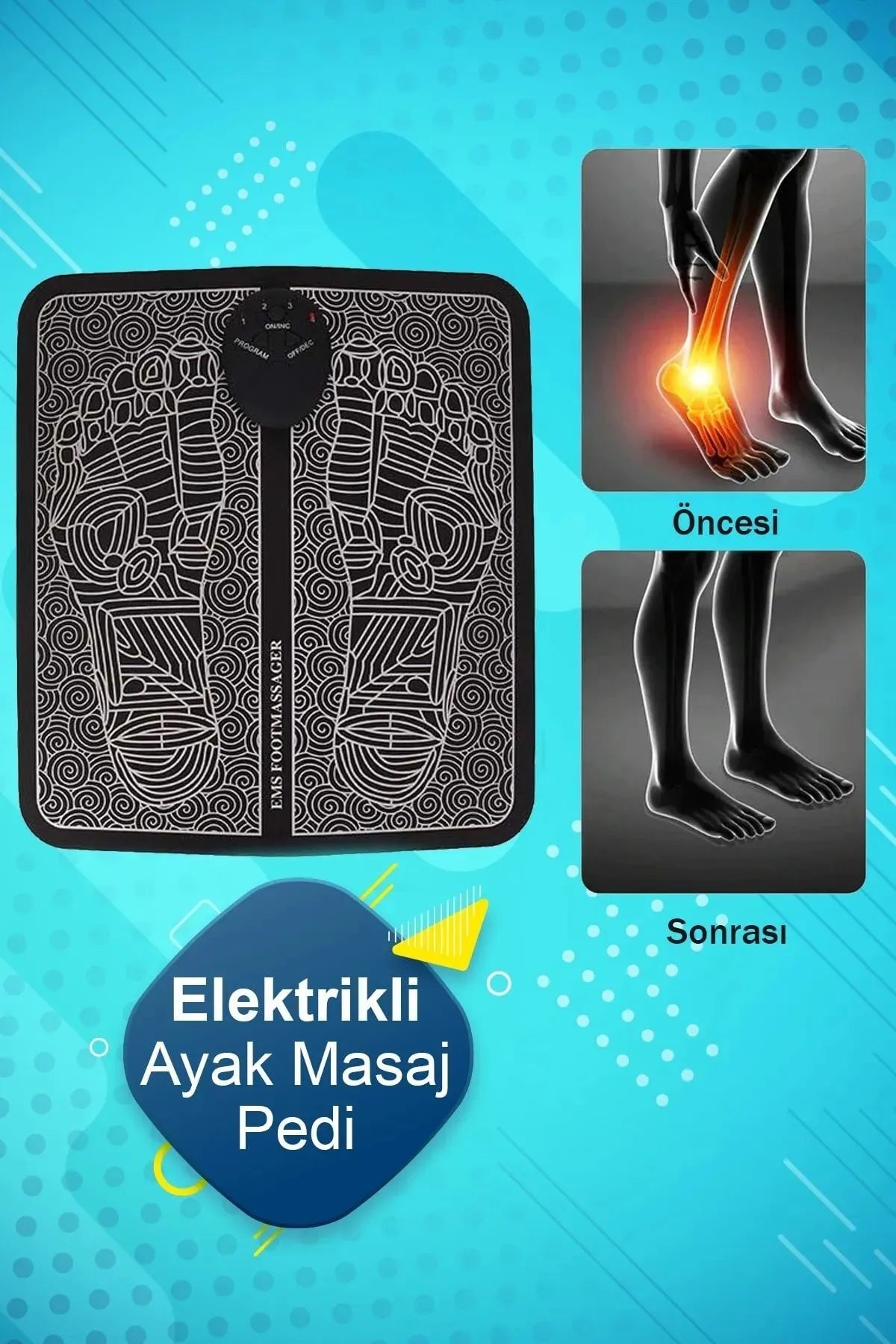 EMS Şarjlı Ayak Masaj Aleti