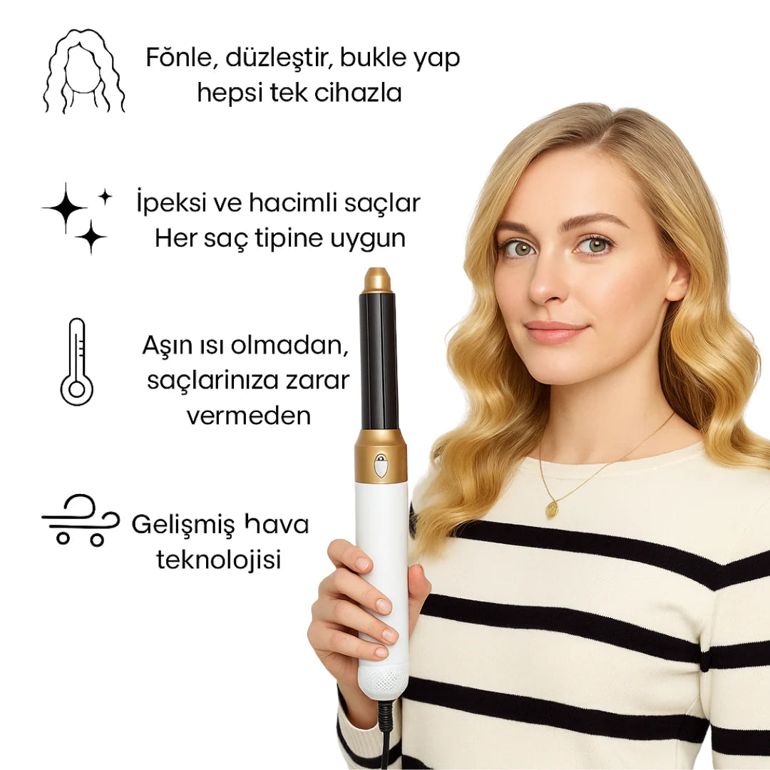 Pratik 5’i 1 Arada Saç Düzleştirici