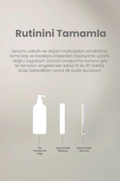 Cosmogenesis Labs Kaş Kirpik Güçlendirici Serum Su BazlıVegan (%1 BİOTİN- %1 PEPTİT)