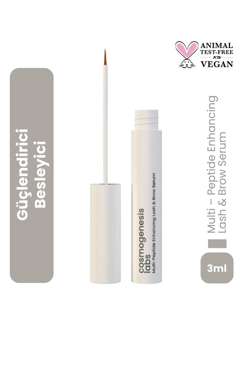 Cosmogenesis Labs Kaş Kirpik Güçlendirici Serum Su BazlıVegan (%1 BİOTİN- %1 PEPTİT)